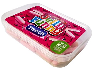 Мармелад JELLY FUNNY Teeth Зубы (45шт) 200г*12