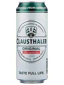 Пиво CLAUSTHALER ORIGINAL безалкогольное /жесть/ 0,5л*24