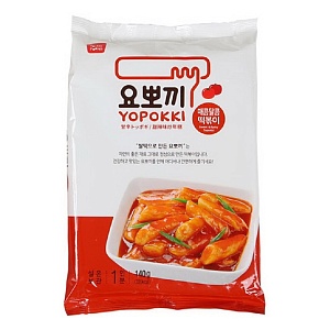 Токпокки YOPOKKI Sweet and Spicy сладко-острый (рисовые палочки с соусом 1 порция) /пакет-вакуум/ 140г*20