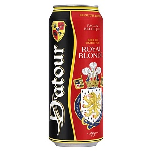Пиво D’ATOUR Royal Blonde светлое фильтрованное 6.2% /жесть/ 0,5л*24