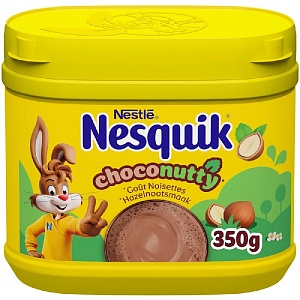 Какао NESQUIK ChocoNutty напиток ФУНДУК /пластик/ 350г*12