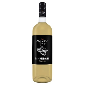 Сироп AGROBAR Миндаль (Almond) /стекло/ 1л*6