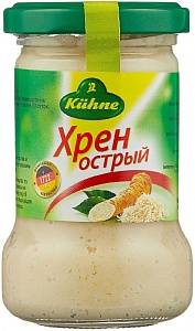 Хрен KUHNE острый /стекло/ 140г*6