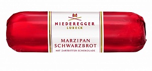 Батончик NIEDEREGGER "Черный хлеб" марципановый в черном шоколаде 75г*20