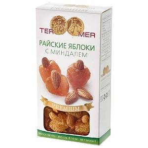 Райские яблоки TERMER с миндалем /картон/ 250г*16
