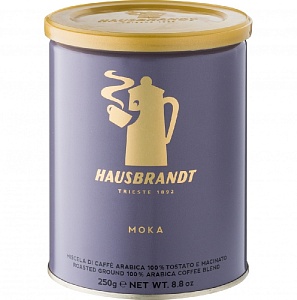 Кофе HAUSBRANDT молотый Moka /жесть/ 250г*12