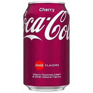 Напиток COCA-COLA CHERRY (США) сильногазированный /жесть/ 0,355л*12
