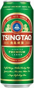 Пиво TSINGTAO 4.7% светлое /жесть/ 0,5л*24