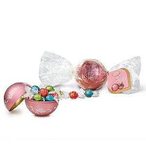 Конфеты LINDT "LINDOR АССОРТИ" Пралине в жестяном шаре в виде конфеты 200г*10