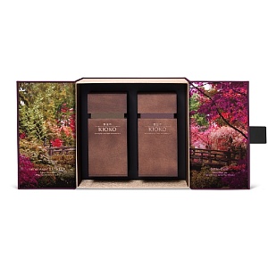 Набор KIOKO WOOD ESSENCE AMETHYST Assam & Sakura в тубусах (2вида х100г) 200г*4