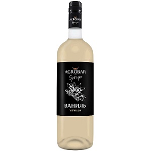 Сироп AGROBAR Ваниль (Vanilla) /стекло/ 1л*6