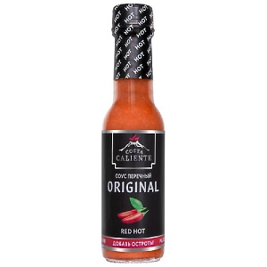 Соус COSTA CALIENTE ORIGINAL RED HOT перечный оригинальный красный /стекло/ 150мл*12