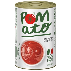 Помидоры POMATO протертые /жесть/ 400г*12