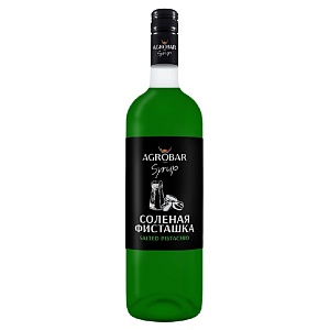 Сироп AGROBAR Соленая Фисташка (Salted Pistachio) /стекло/ 1л*6