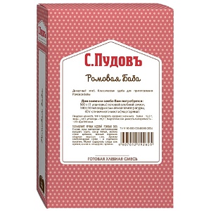 Смесь хлебная С.Пудовъ Ромовая Баба карт/кор 500г*15