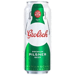 Пиво GROLSCH PREMIUM PILSNER светлое 5.0% /жесть/ 0,5л*24