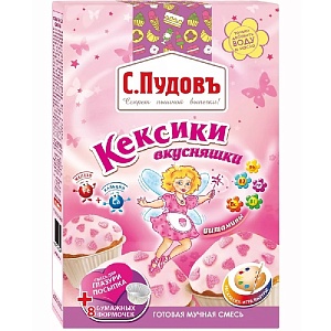 Смесь С.Пудовъ Кексики "Вкусняшки" карт/кор 356г*10