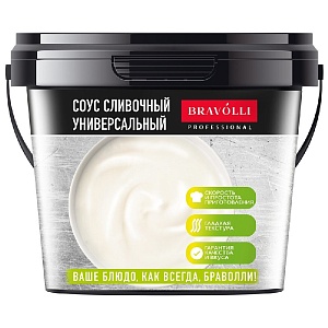 Смесь BRAVOLLI Professional Сухая Соус Сливочный универсальный /пэт ведро/ 1,5кг*4