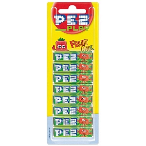 Конфета PEZ_PLAY Fruit Mix со вкусом КЛУБНИКИ набор 68г*24