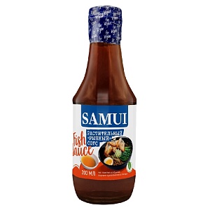 Соус SAMUI FISH SAUSE растительный "РЫБНЫЙ" веган /стекло/ 200мл*12