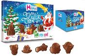 Конфеты MILANO Hibbi "Merry Christmas" шоколадные фигурки НГ /картон/ 100г*12