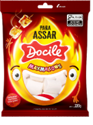 Зефир DOCILE MaxMallows FIRE белые трубочки для костра /пакет/ 220г*12