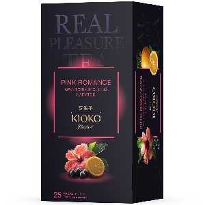 Напиток KIOKO Limited PINK ROMANCE чайный Каркаде с ягодами и фруктами (25пак.*2г) 50г*8