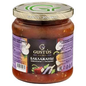 Баклажаны GUSTUS обжаренные с овощами /стекло/ 460г*12