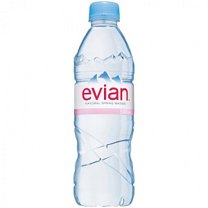 Вода Evian натуральная /пэт/ 0,5*24
