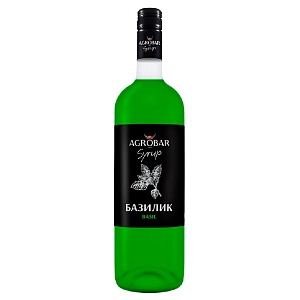 Сироп AGROBAR Базилик (Basil) /стекло/ 1л*6