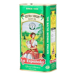 Масло LA ESPANOLA Extra Virgin оливковое нерафинированное /жесть/ 1л*10