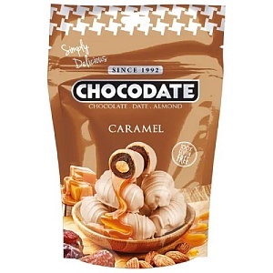 Конфеты CHOCODATE CARAMEL /дой-пак/ 100г*12