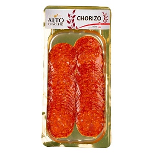 Колбаса ALTO CONCETTO Чоризо сыровяленая /нарезка/ 100г*10