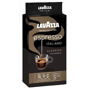 Кофе LAVAZZA (имп беларусь) ESPRESSO ITALIANO CLASSICO молотый /вакуум/ 250г*20