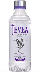 Вода JEVEA Premium газированная /пэт/ 0,33л*12