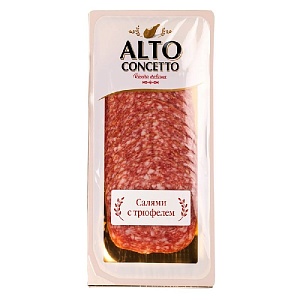 Салями ALTO CONCETTO с трюфелем /нарезка/ 100г*10
