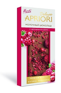 Шоколад APRIORI Deluxe молочный ягодный микс /картон/ 85г*7