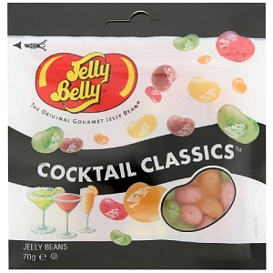 Драже JELLY BELLY COCKTAIL CLASSICS жевательное классические коктейли /пакет/ 70г*12