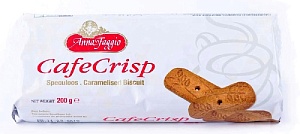 Печенье ANNA FAGGIO хрустящее карамелизированное печенье "Café Crisp" 200г*12