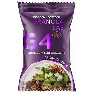 Гранола-мюсли GRANOLA.LAB G4 Шелковичная формула 60г*12