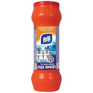 HELP  Чистящий порошок ПЕМОКСОЛЬ Сода-эффект Морской БРИЗ 400 г/4-5712/6*12/