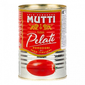 Томаты MUTTI очищенные целые в томатном соке /жесть/ 400г*24