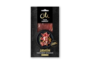Хамон CASA MARGOT Окорок свиной нарезка с/в 50г*10