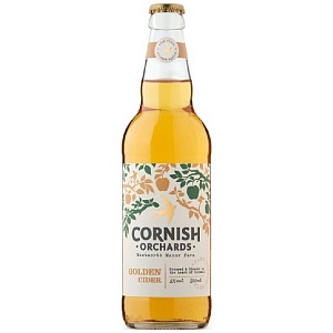 Сидр CORNISH ORCHARDS GOLDEN газированый полусухой 5% /стекло/ 500мл*12