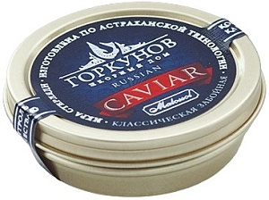 Икра ГОРКУНОВ черная Стерляжья забойная зерн./жесть/ 50г*1
