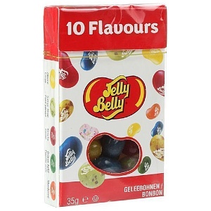 Драже JELLY BELLY 10 FLAVOURS жевательное ассорти 10 вкусов /картон/ 35г*48