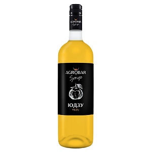 Сироп AGROBAR Юдзу (Yuzu) /стекло/ 1л*6