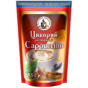 Цикорий РУССКИЙ ЦИКОРИЙ порошкообразный КАПУЧИНО (Cappuccino) /дойпак/ 150г*12