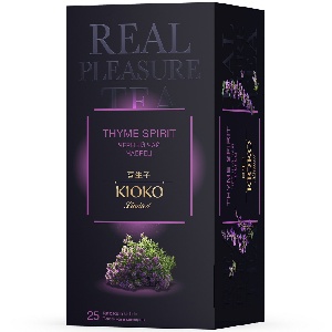 Чай KIOKO Limited THYME SPIRIT черный с чабрецом (25пак.*2г) 50г*8