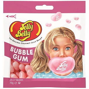 Драже JELLY BELLY BUBBLE GUM жевательное жевательная резинка /пакет/ 70г*12